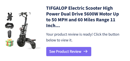 TIFGALOP T88PLUS Electric Scooter Review: Power Meets Performance