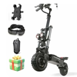 TIFGALOP Electric Scooter High Power Dual Drive 5600W Motor Up to 50 MPH and 60 Miles Range 11 Inch...